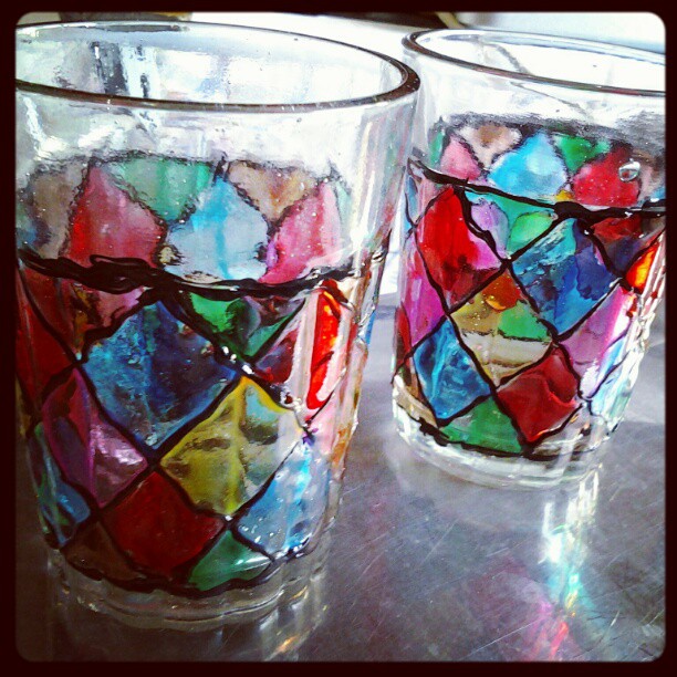 My 2nd glass painting experiment... Woot.